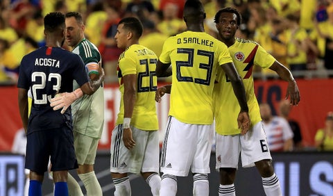 Selección Colombia ante Estados Unidos en la fecha FIFA