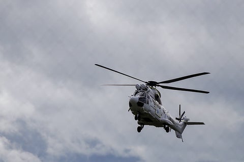 Accidente helicóptero.