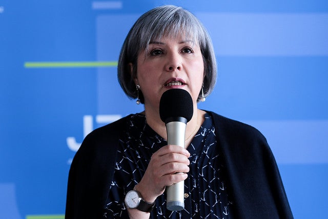 Patricia Linares, presidenta de la JEP.