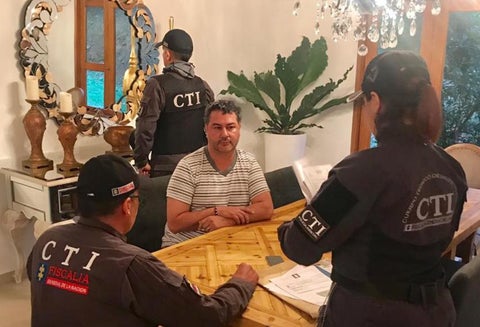 Édison García Restrepo agredió a unos uniformados