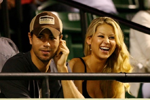 Enrique Iglesias y Anna Kúrnikova