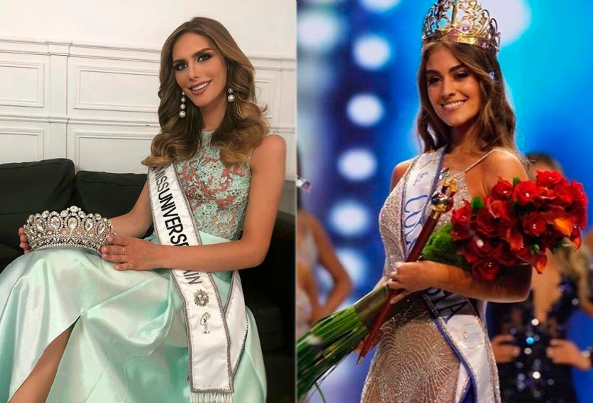 Miss España y Miss Colombia
