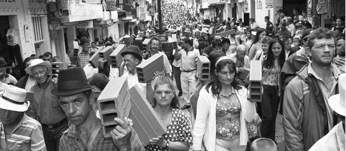 Exposición sobre conflicto armado colombiano