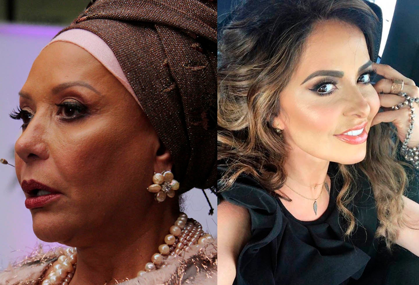 Piedad Córdoba y Gloria Trevi