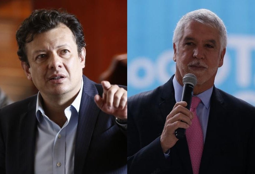 Hollman Morris y Enrique Peñalosa