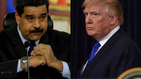 Nicolás Maduro y Donald Trump.
