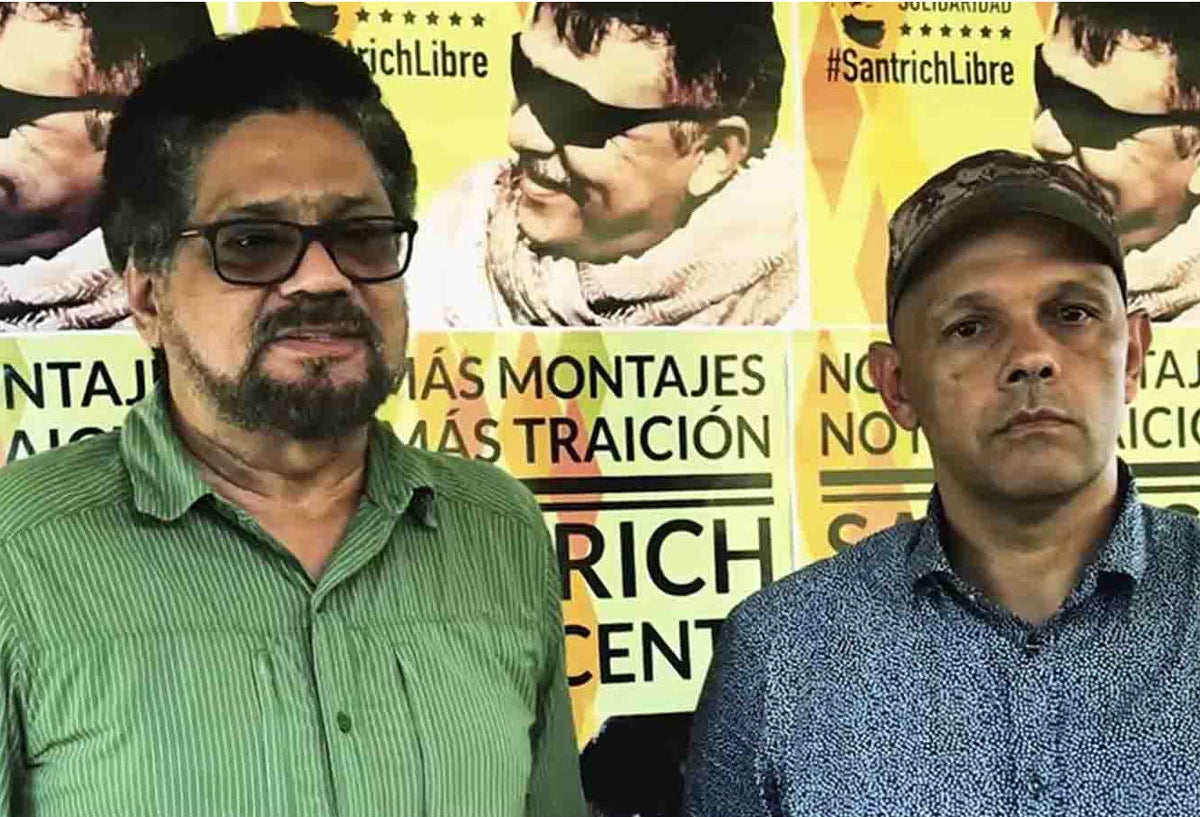 Iván Márquez y El Paisa, dos de los miembros de las Farc sobre quienes hay dudas de su compromiso con el Acuerdo de Paz.