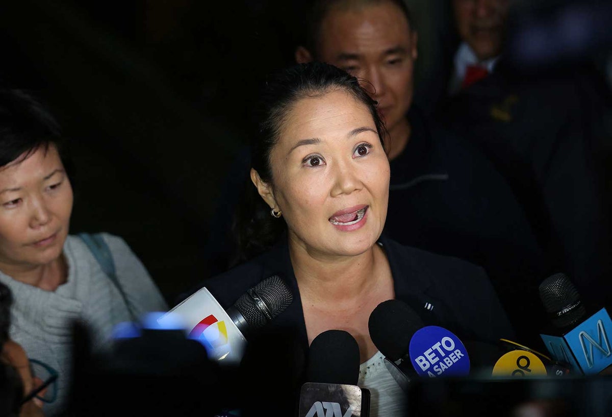 Keiko Fujimori, sindicada por lavado de activos.