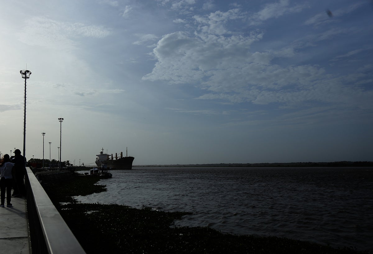 El malecón de Barranquilla