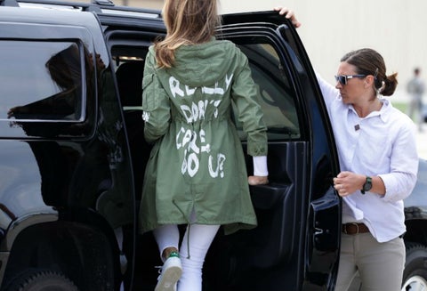 Chaqueta polémica de Melania Trump