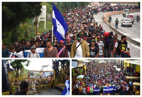 Caravana de migrantes hondureños hacia EE.UU.