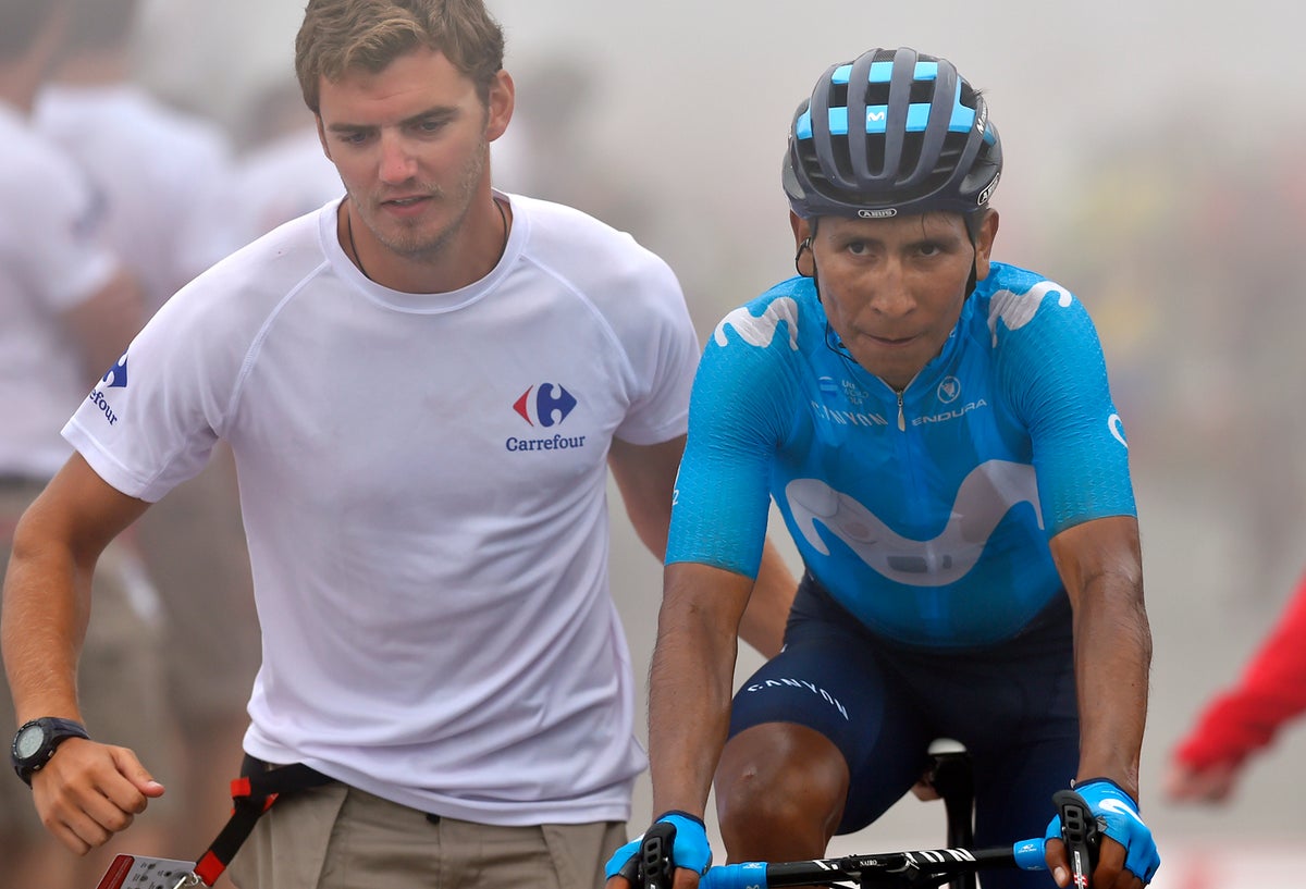 Nairo Quintana en el Tour de Francia 2018