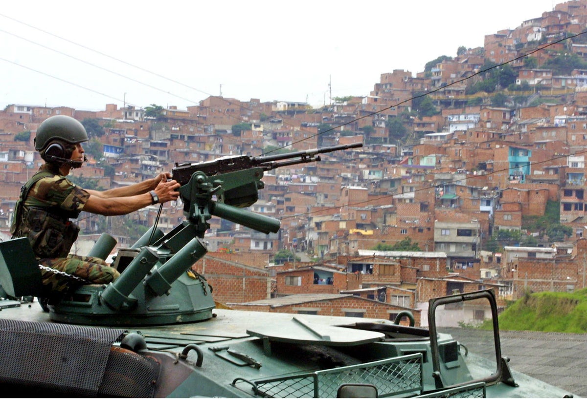 Operación Orión en la Comuna 13 de Medellín.