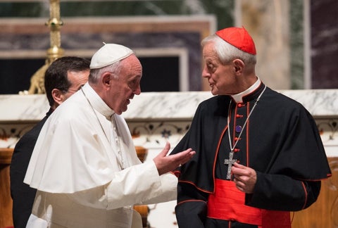 Papa Francisco y cardenal Donald Wuerl