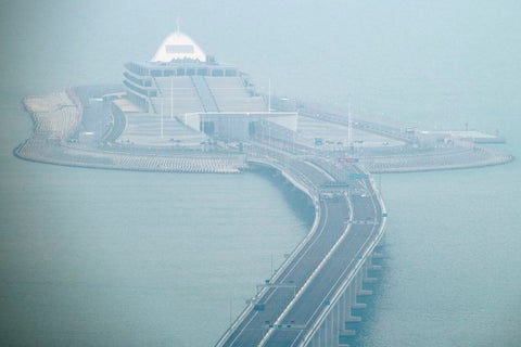 El puente Hong Kong-Zhuhai-Macao inagurado en China