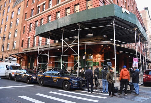 Las autoridades en Nueva York, en inmediacioens del restaurante de Robert de Niro