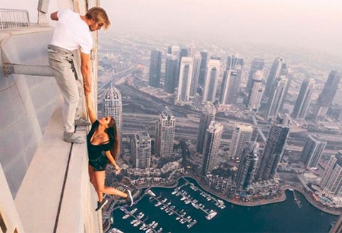 Viki Odintcova, la modelo rusa que se tomó fotos peligrosas en Dubai y vivió para contarlo