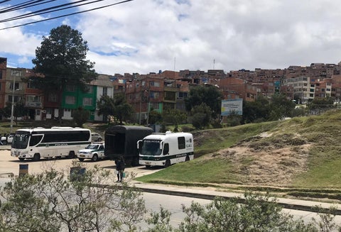 sitio donde lincharon y asesinaron a un hombre en Bogotá