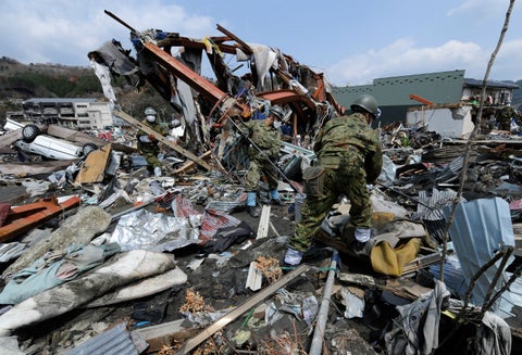 Terremoto imagen de referencia