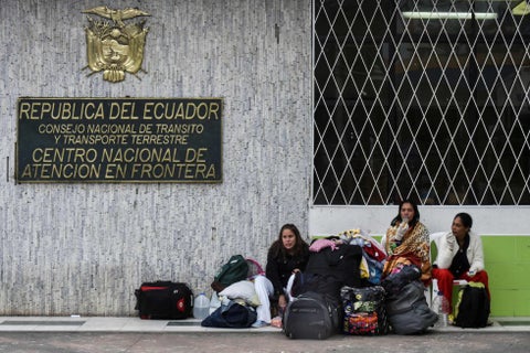 Venezolanos migrantes