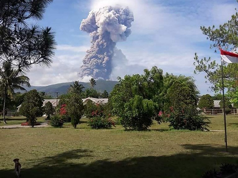 Volcán Indonesia