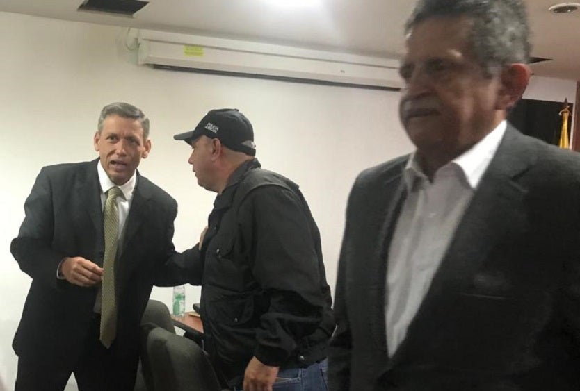 Magistrado de Justicia y Paz, Eduardo Castellanos Rosso.