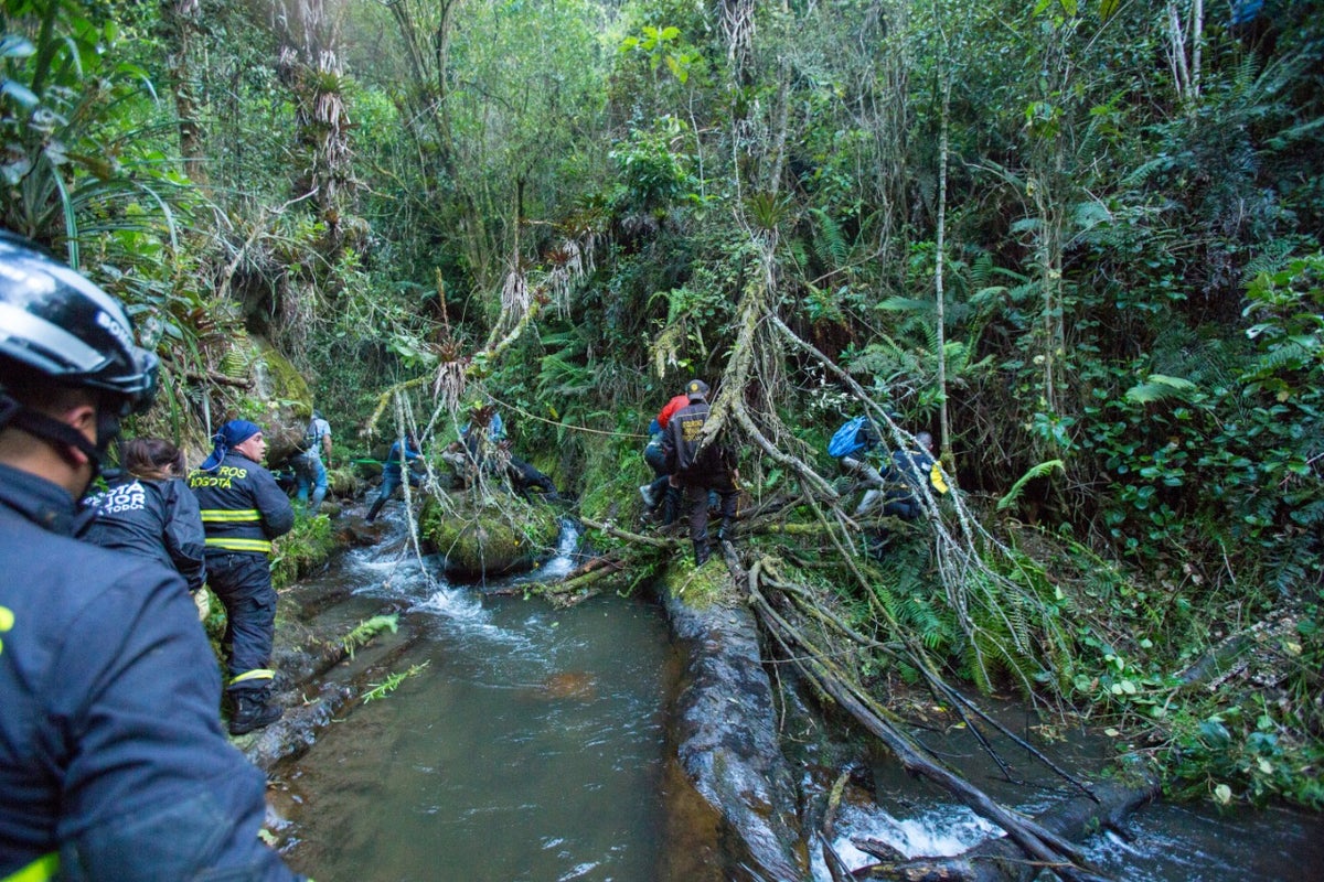 Rescate del alcalde Peñalosa en los cerros de Bogotá