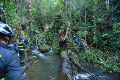 Rescate del alcalde Peñalosa en los cerros de Bogotá
