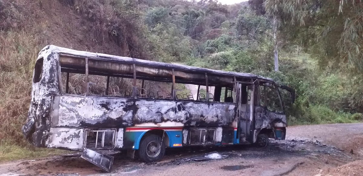 Bus incinerado Florida, Valle