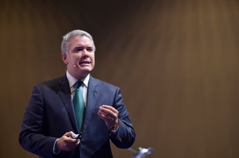 El presidente Iván Duque defendió su gobierno.