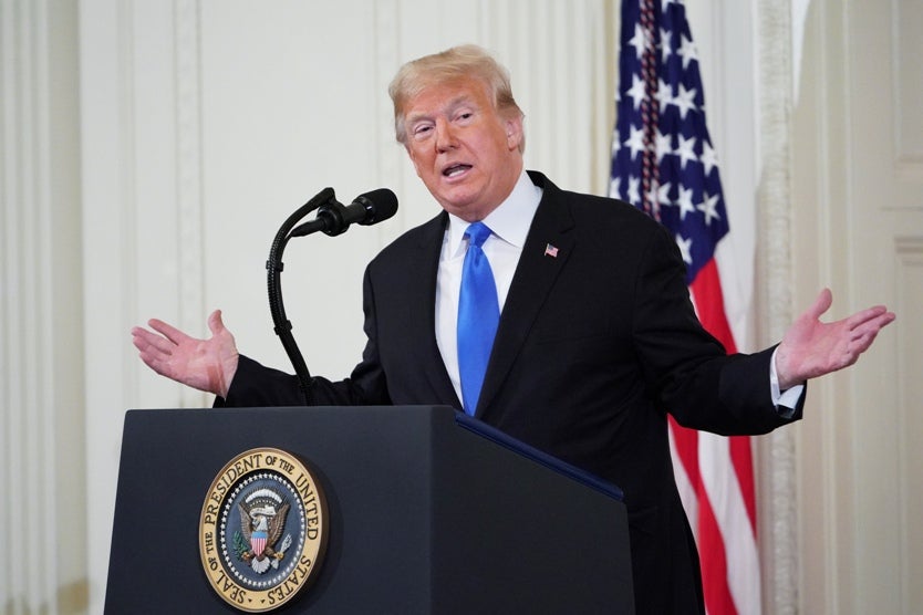 Presidente de EE.UU. Donald Trump.