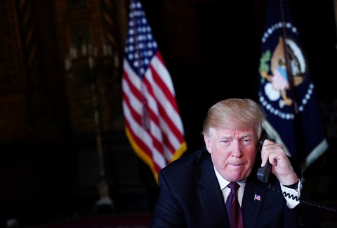 El presidente de EE.UU., Donald Trump.