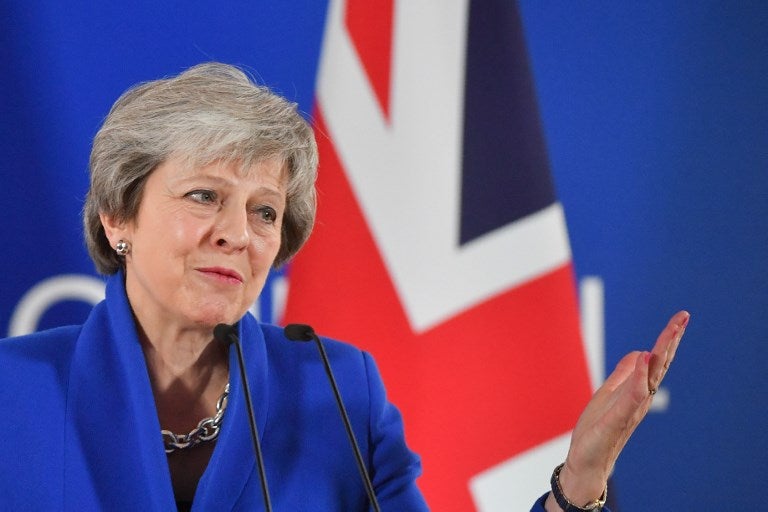 Primera ministra británica, Theresa May