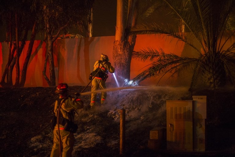 Imágenes de los incendios en California