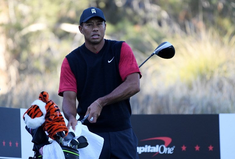 El golfista Tiger Woods