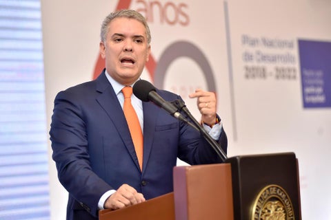 El presidente Iván Duque advirtió que ciertos sectores políticos quieren sabotear las marchas de estudiantes.