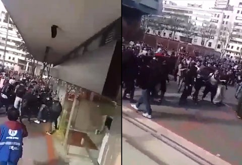 Agresión a soldados