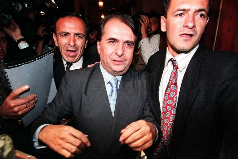 Alberto Santofimio, en 1993