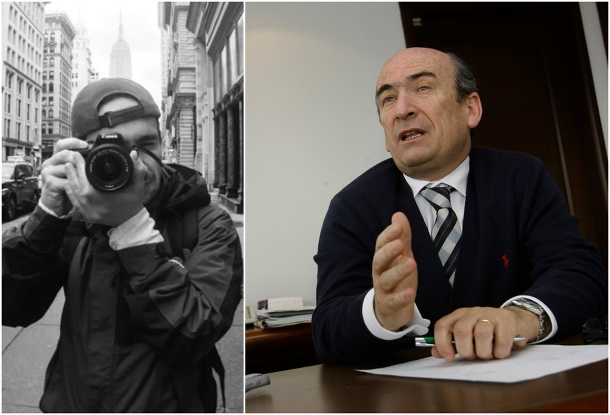 Alejandro Pizano Ponce de León y Jorge Enrique Pizano, hijo y padre fallecidos