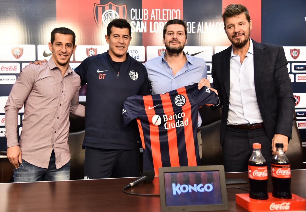 Jorge Almirón, técnico de San Lorenzo