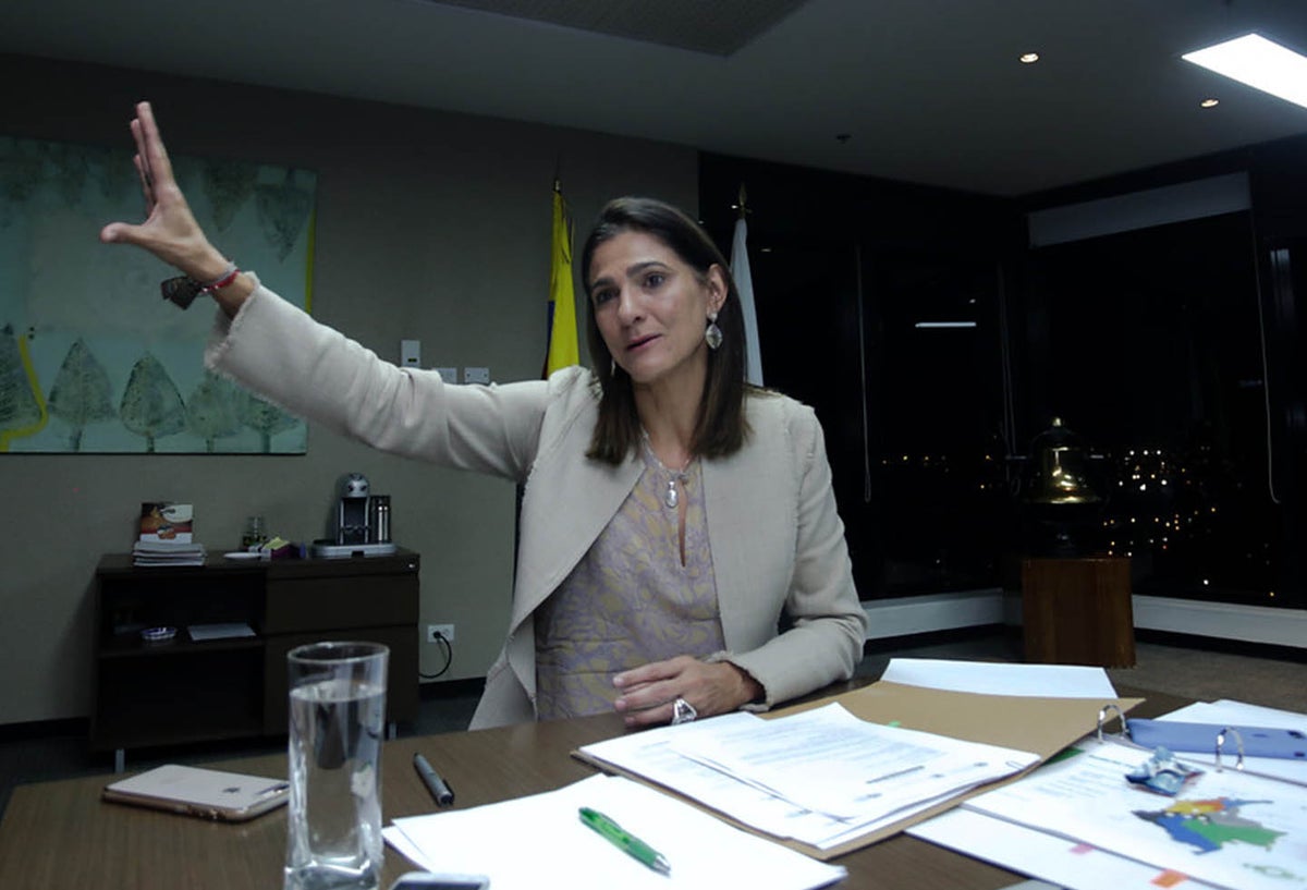 Ángela María Orozco, ministra de Transporte