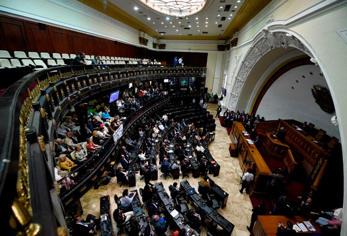 La Asamblea Nacional de Venezuela, ubicada en Caracas