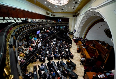 La Asamblea Nacional de Venezuela, ubicada en Caracas