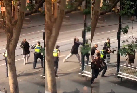 Ataque con cuchillo en Melbourne