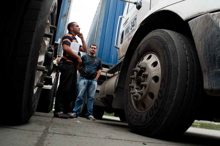 Paro camionero en Colombia