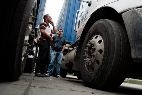 Paro camionero en Colombia