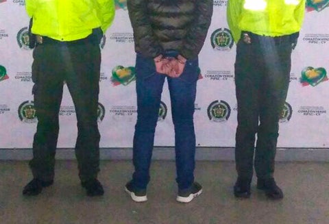 Delincuente capturado por la Policía