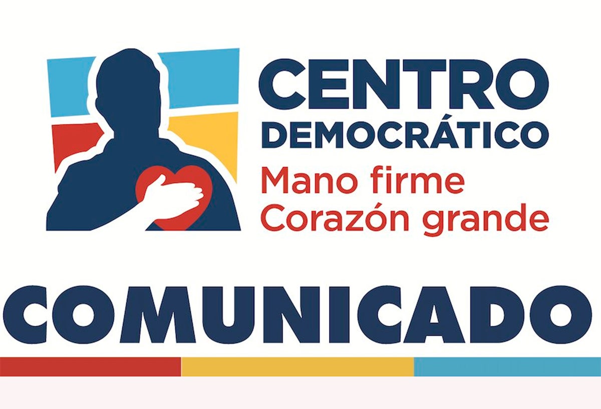 La imagen que utilizó el Centro Democrático en su comunicado del incidente con Noticias Uno