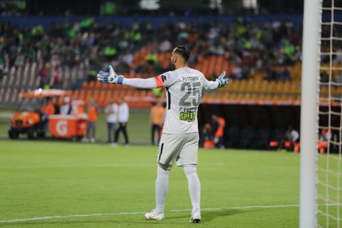 Christian Vargas, portero de Nacional