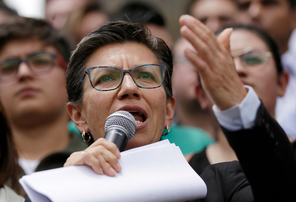 Claudia López, alcaldesa de Bogotá